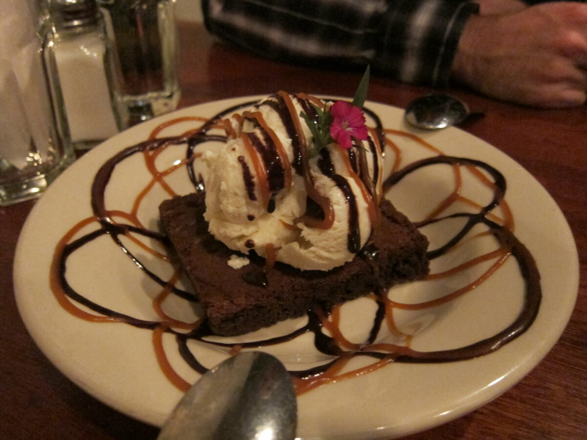 Brownie and Ice Cream