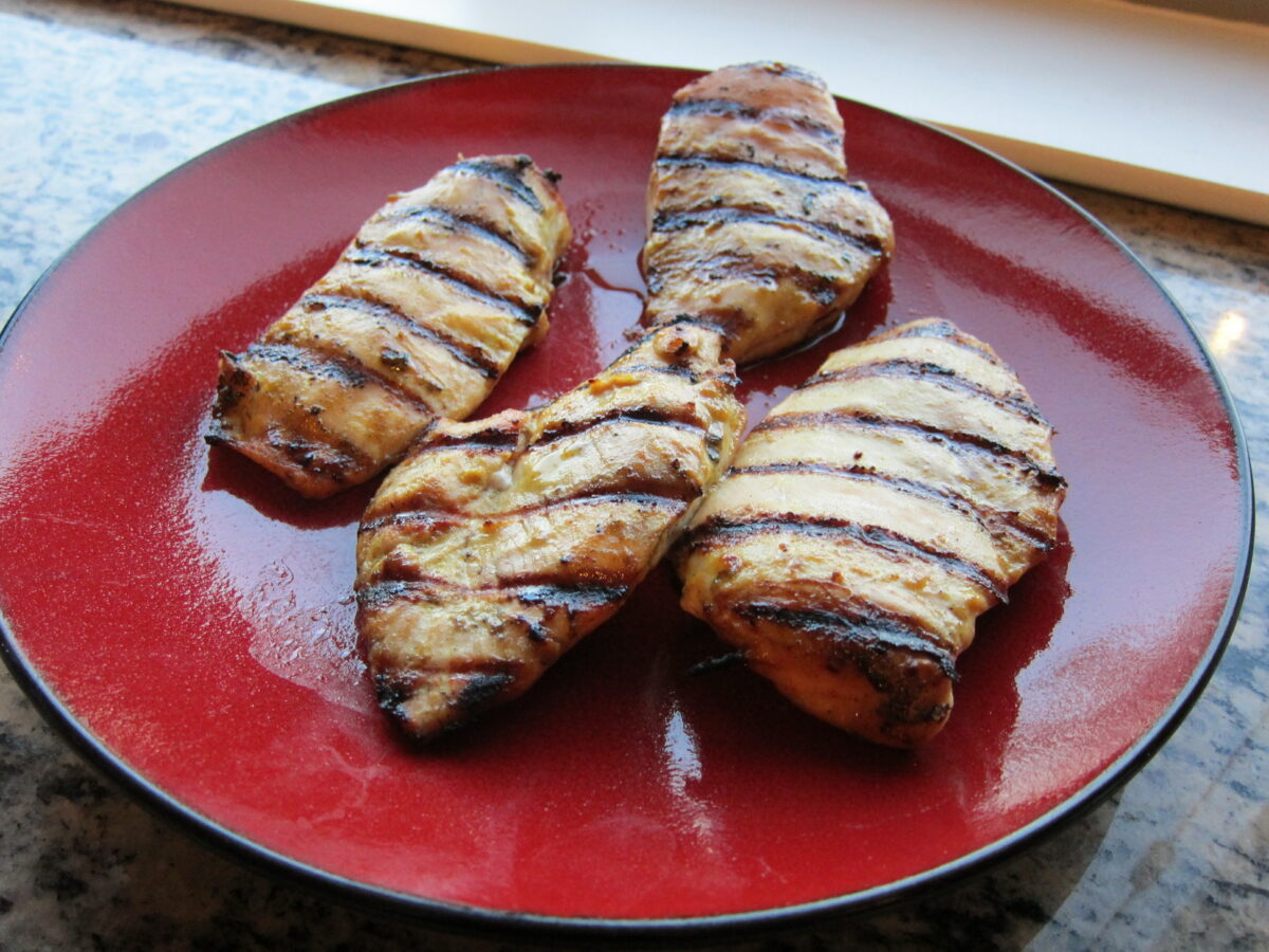 Grilled Curry Maple-Mustard Chicken