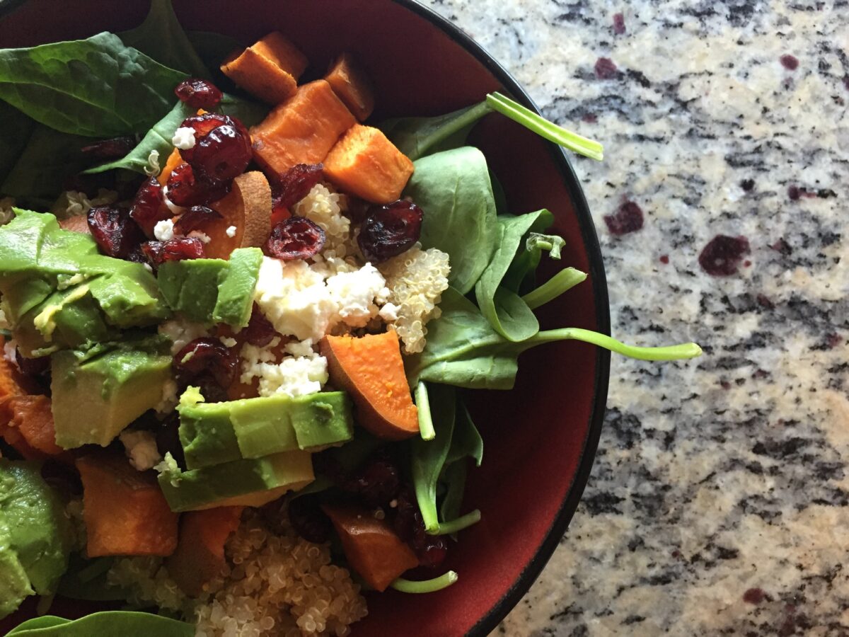 Roasted Sweet Potato & Quinoa Salad